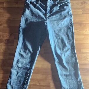 Gloria Vanderbilt Jeans Size 12 Blue Straight Leg Mid Rise Denim